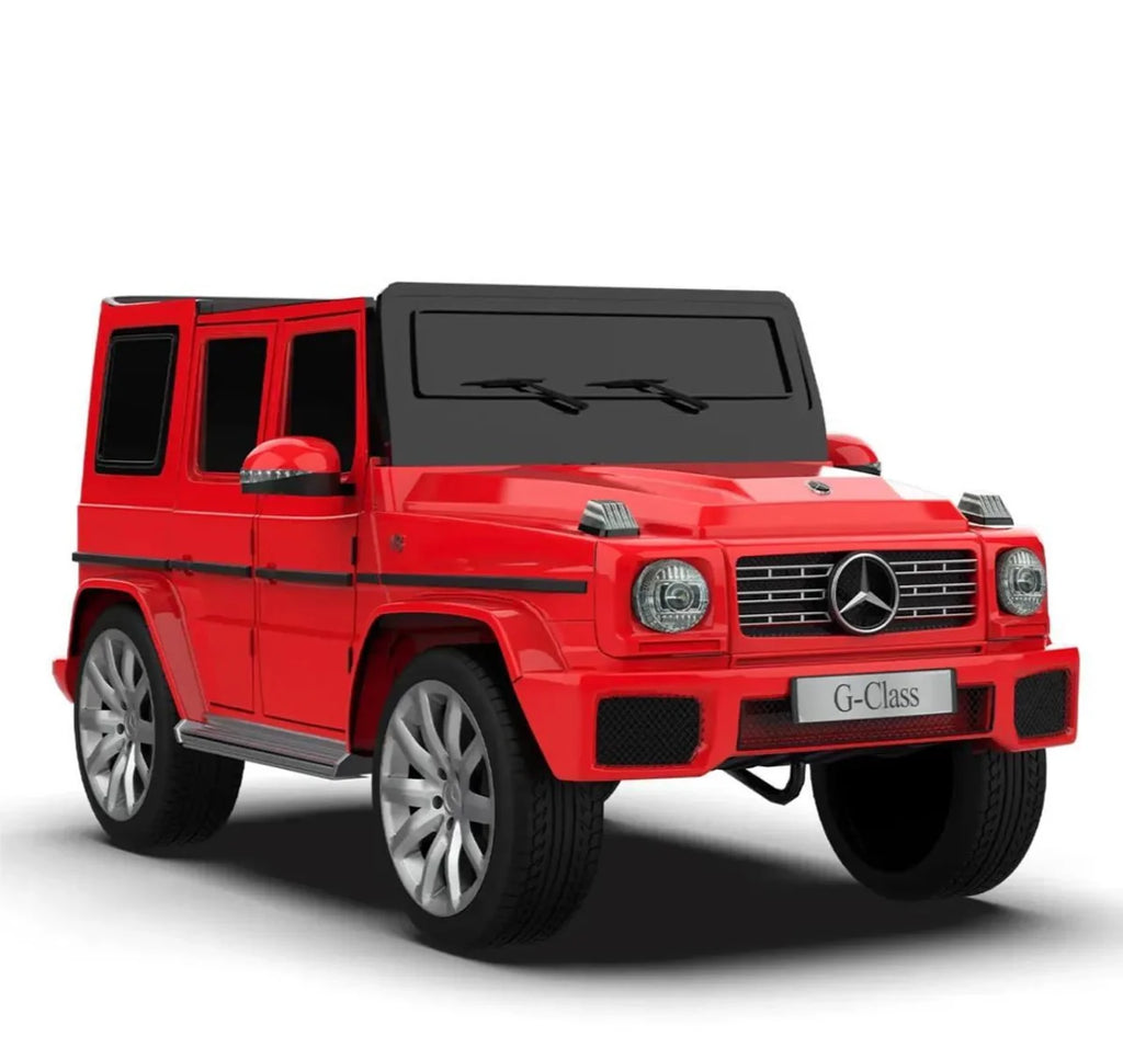EMotorad Formula Fun Mercedes Benz G-Wagon Ride-On Car for Kids – Battery Operated with Remote Control - Black