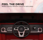 EMotorad Formula Fun Mercedes Benz G-Wagon Ride-On Car for Kids – Battery Operated with Remote Control - Black