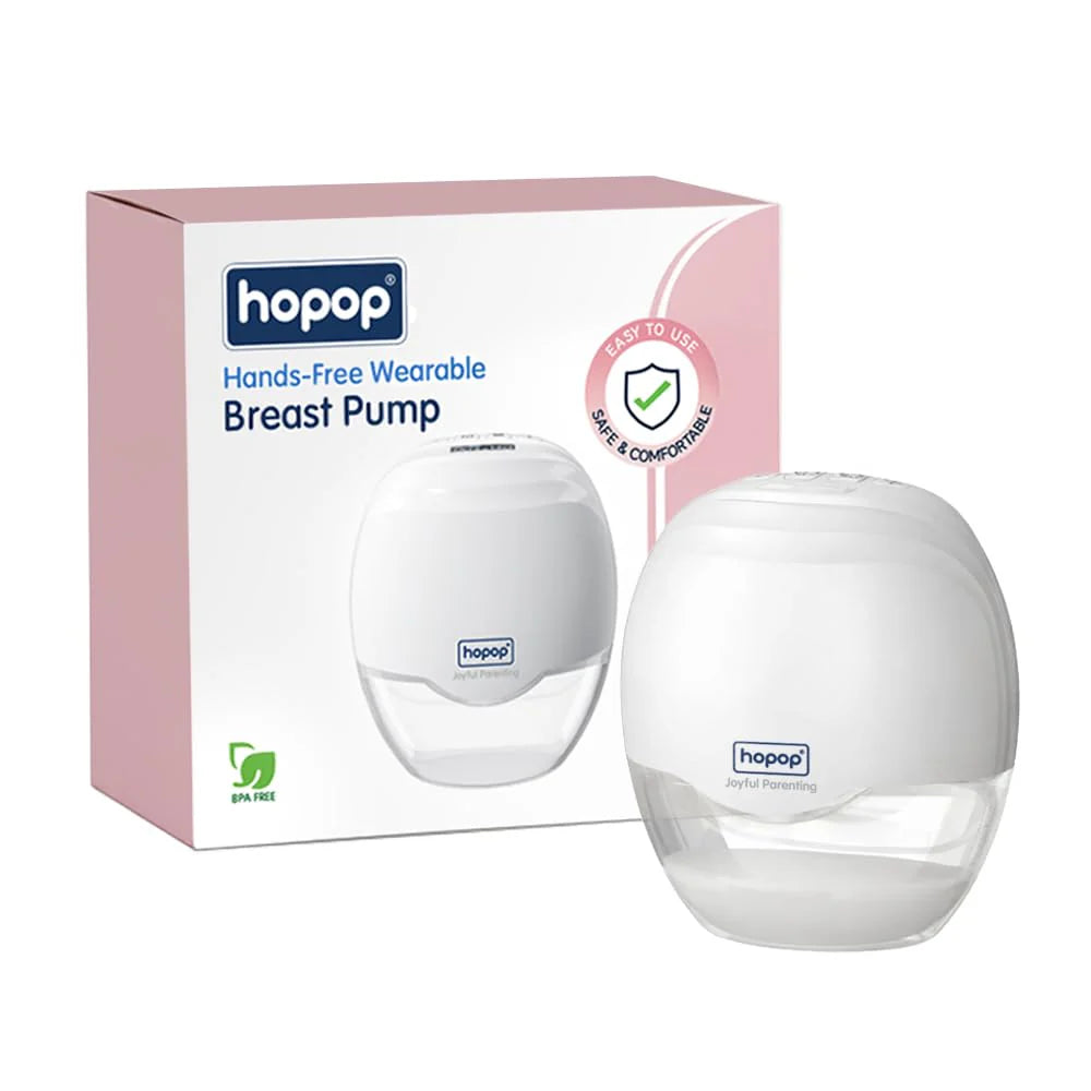 Hopop Hands Free Electric Breast Pump, Portable & Rechargeable