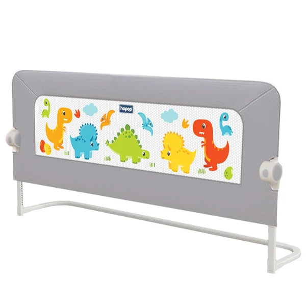 Hopop ® Secure Sleep Baby Bed Rail Guard - Safe & Easy to Install 6feet grey