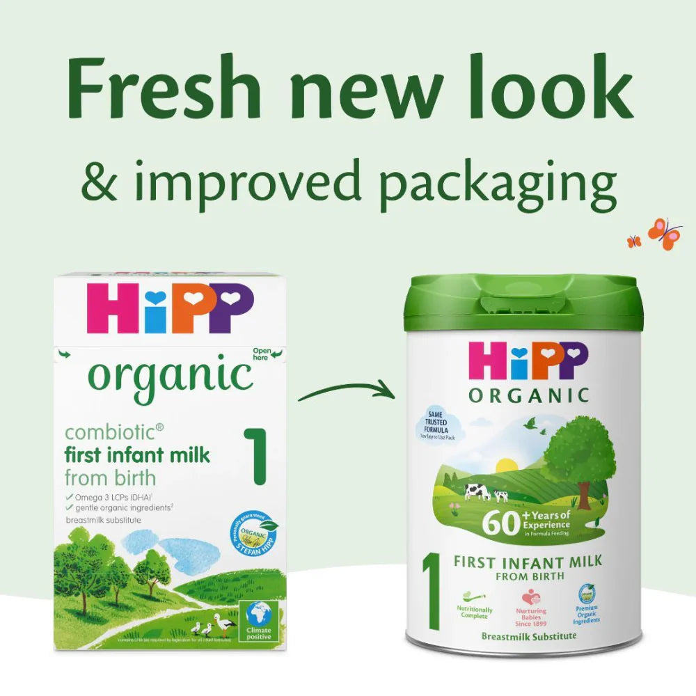 Hipp Organic 1 First Infant Baby Formula 0-6 Months 800g