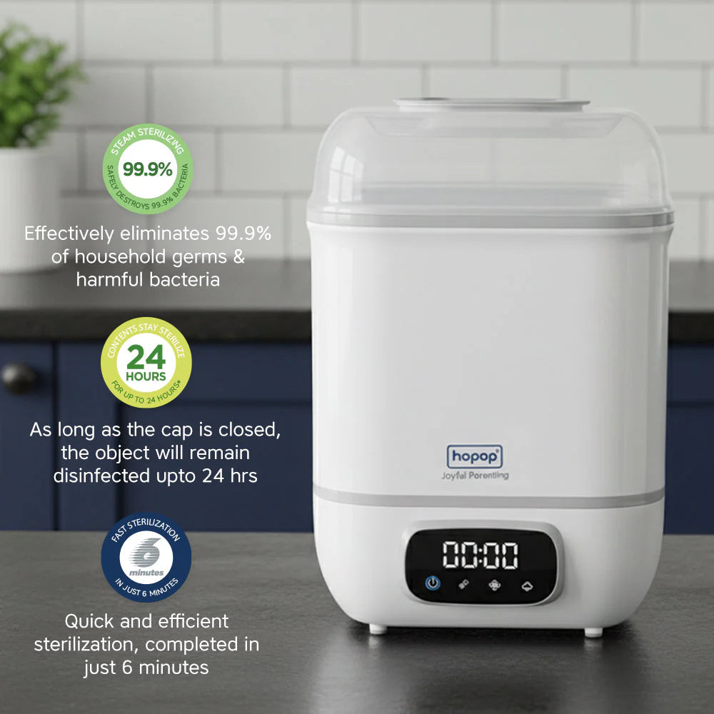 Hopop 2 in 1 Baby Bottle Sterilizer and Dryer