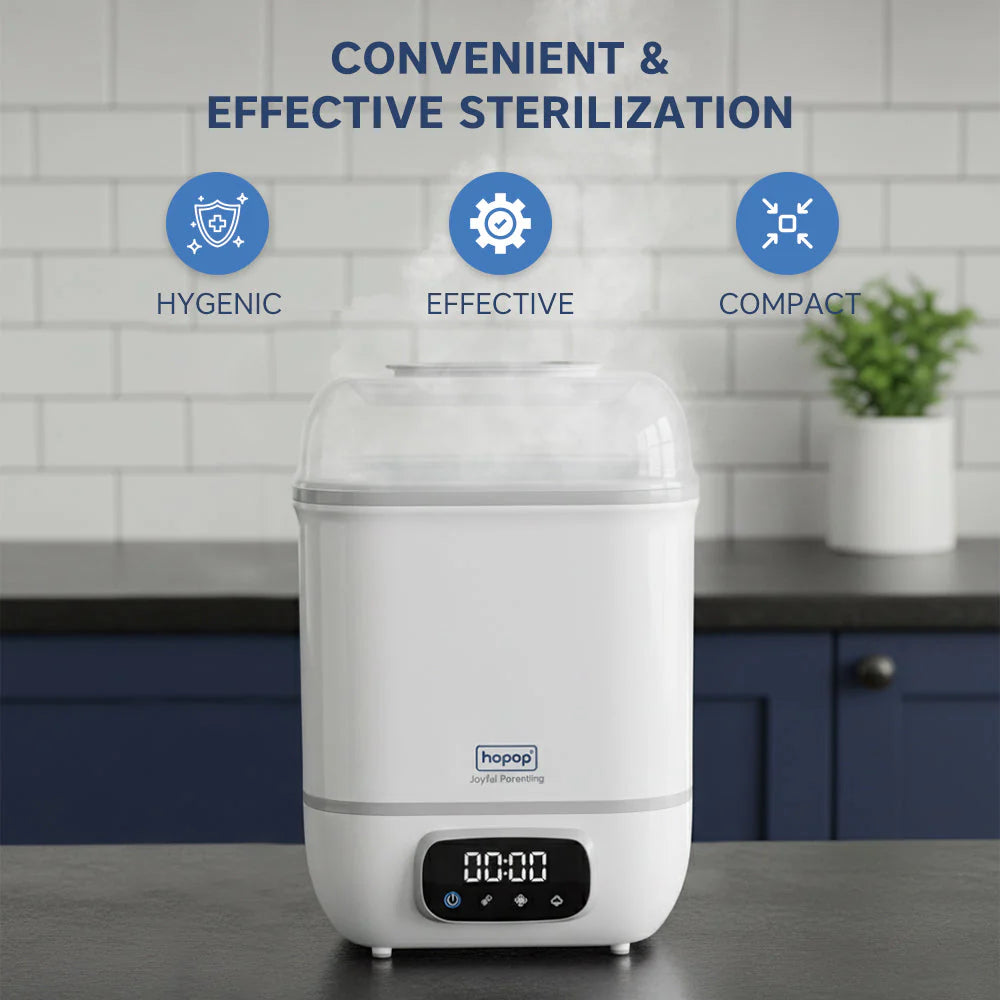 Hopop 2 in 1 Baby Bottle Sterilizer and Dryer