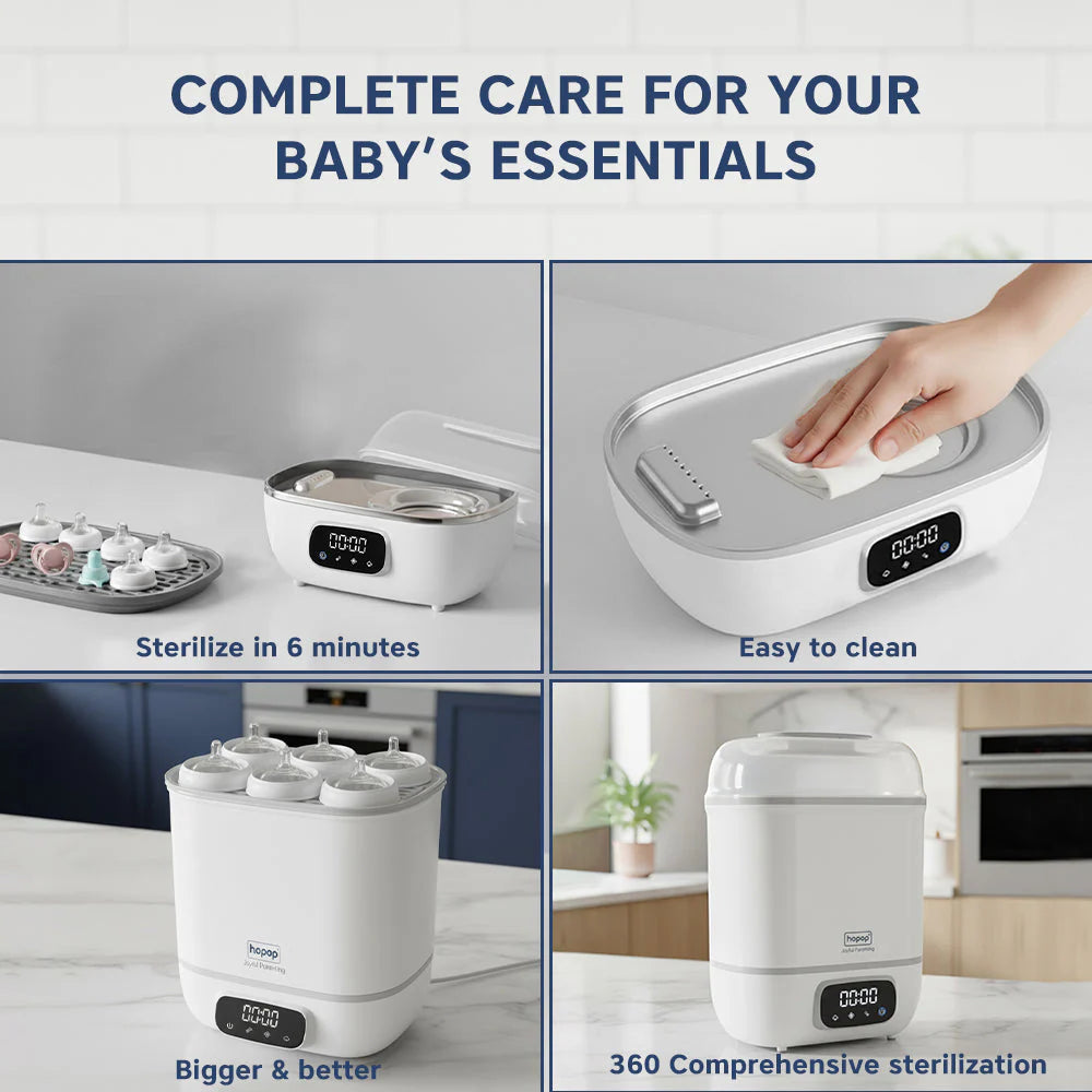 Hopop 2 in 1 Baby Bottle Sterilizer and Dryer