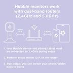 Hubble Connected Nursery Pal Premium Baby Monitor