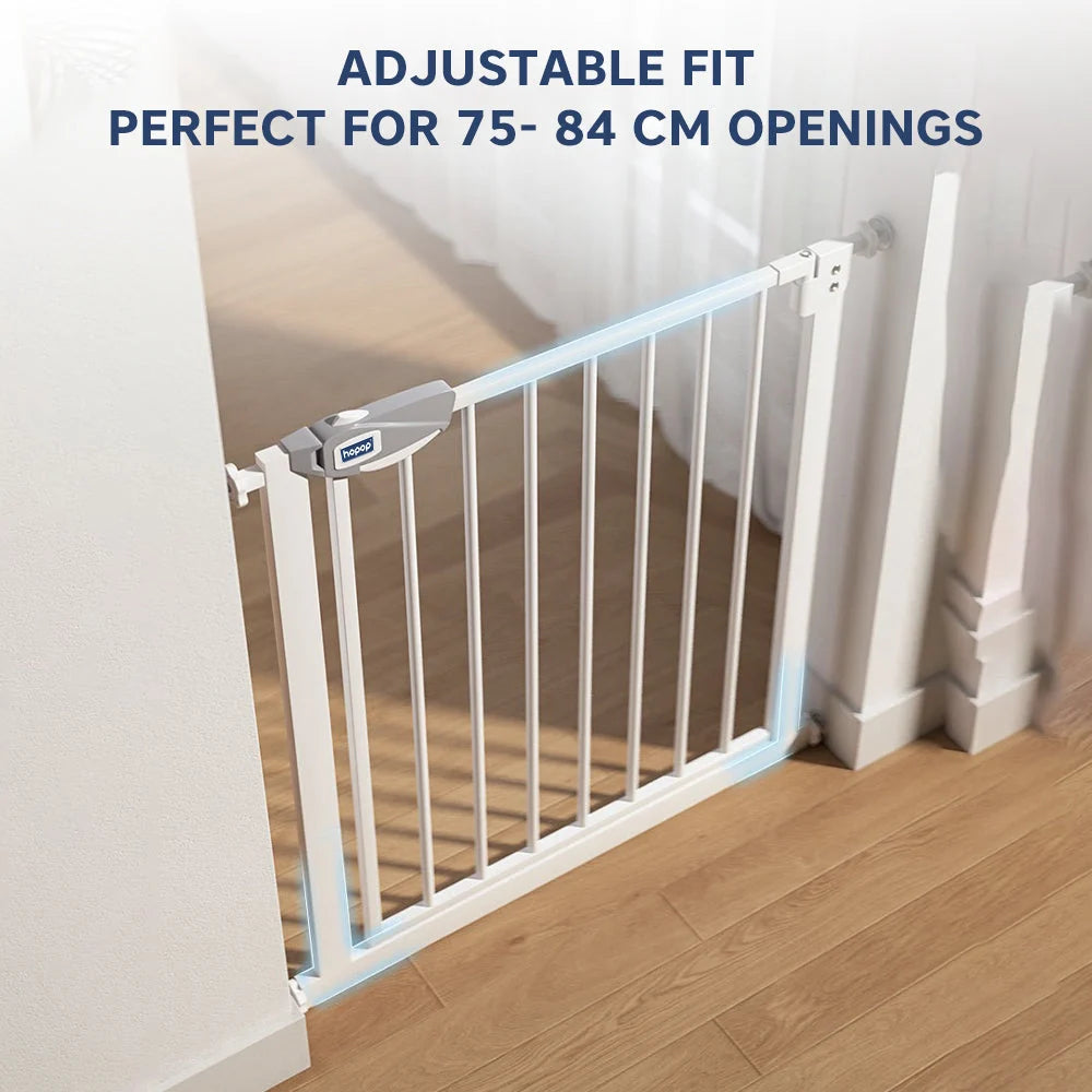 Hopop Baby Safety Gate for Kids with Two Way Auto Close - 75x85cm