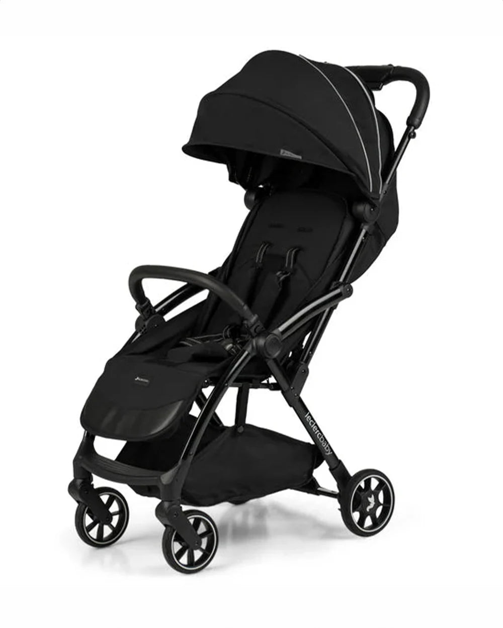 Leclerc Influencer Air-Cabin Friendly Stroller-One Touch Fold-2 Years Warranty-For 6M to 5Y (Upto 22 Kg)-Piano Black