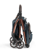 Leclerc Influencer Air-Cabin Friendly Stroller-One Touch Fold-2 Years Warranty-For 6M to 5Y (Upto 22 Kg)-Denim Blue