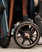 Leclerc Influencer Air-Cabin Friendly Stroller-One Touch Fold-2 Years Warranty-For 6M to 5Y (Upto 22 Kg)-Denim Blue