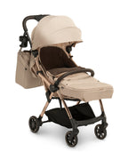 Leclerc Influencer Cabin Friendly Stroller-One Touch Fold-2 Years Warranty-For 6M to 5Y (Upto 22Kg)-Sand Chocolate