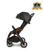 Leclerc Influencer XL Cabin Friendly Stroller-Large Frame and Wheels-2 Years Warranty-for 6M to 5Y (Upto 22Kg)-Black Brown
