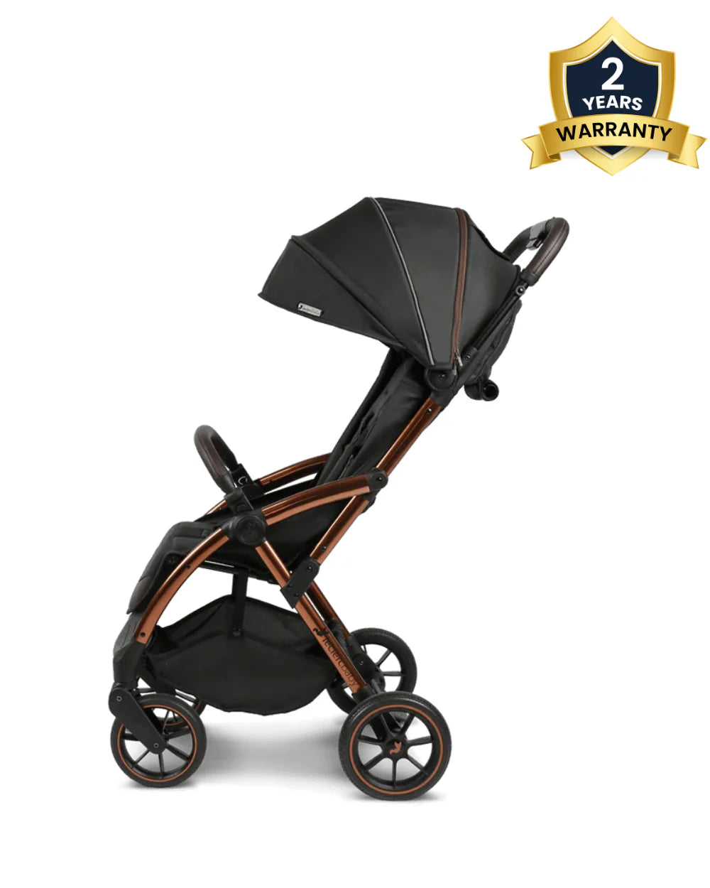 Leclerc Influencer XL Cabin Friendly Stroller-Large Frame and Wheels-2 Years Warranty-for 6M to 5Y (Upto 22Kg)-Black Brown