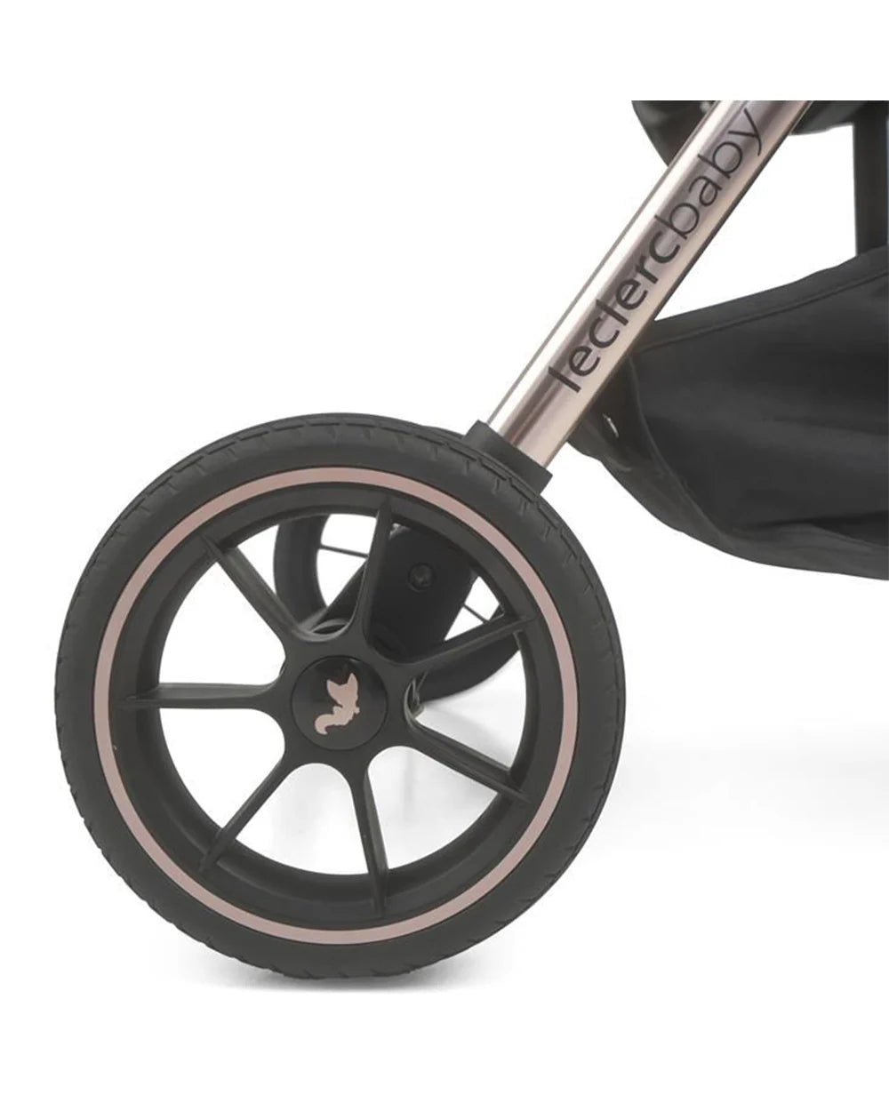 Leclerc Influencer XL Cabin Friendly Stroller-Large Frame and Wheels-2 Years Warranty-for 6M to 5Y (Upto 22Kg)-Sand Chocolate