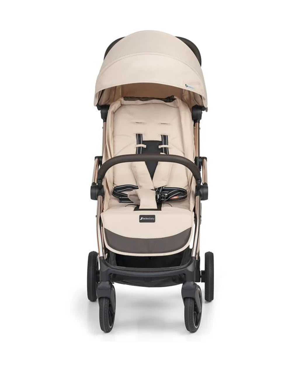 Leclerc Influencer XL Cabin Friendly Stroller-Large Frame and Wheels-2 Years Warranty-for 6M to 5Y (Upto 22Kg)-Sand Chocolate