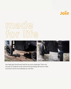 Joie Aire Twin Baby Stroller-Reversible Seat Liners-Automatic Fold Lock-Pram for 0 to 3Y (Upto 15 Kg Each Seat)-Rosy & Sea