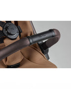 Silver Cross Jet 5-World's First Cabin Approved Baby Stroller-Lightweight & Travel Friendly-One Motion Fold-Car Seat Compatible-2 Years Warranty-Includes Rain Cover & Travel Bag-Pram for 0 to 4Y (Upto 22 Kg)-Cinnamon