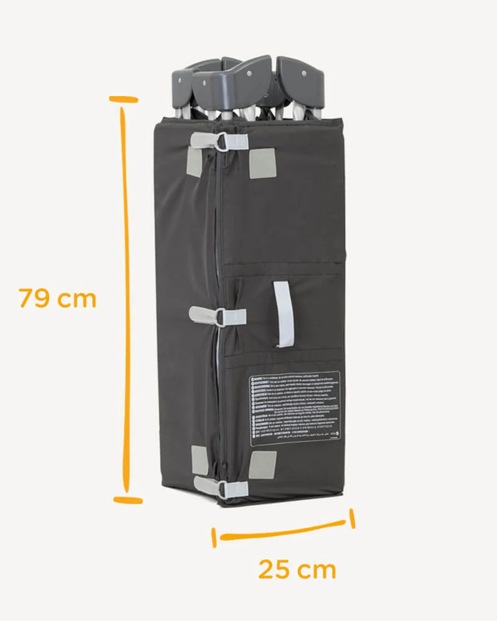 Joie Commuter Change Travel Cot-Changer Included-Compact Fold-For 0M+ (Upto 15 Kg)-Logan