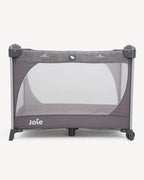 Joie Commuter Change & Snooze Travel Cot-Changer & Snoozing Seat Included-Compact Fold-For 0M+ (Upto 15 Kg)-Grey