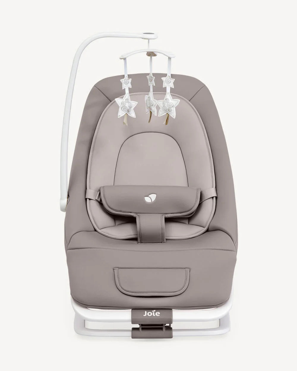Joie Dreamer Rocker & Bouncer-3 Position Reclining Seat-2 Position Adjustable Leg Rest-With Removable & Rotating Toy Bar-2 Years Warranty-Upto 15 Kg-Walnut
