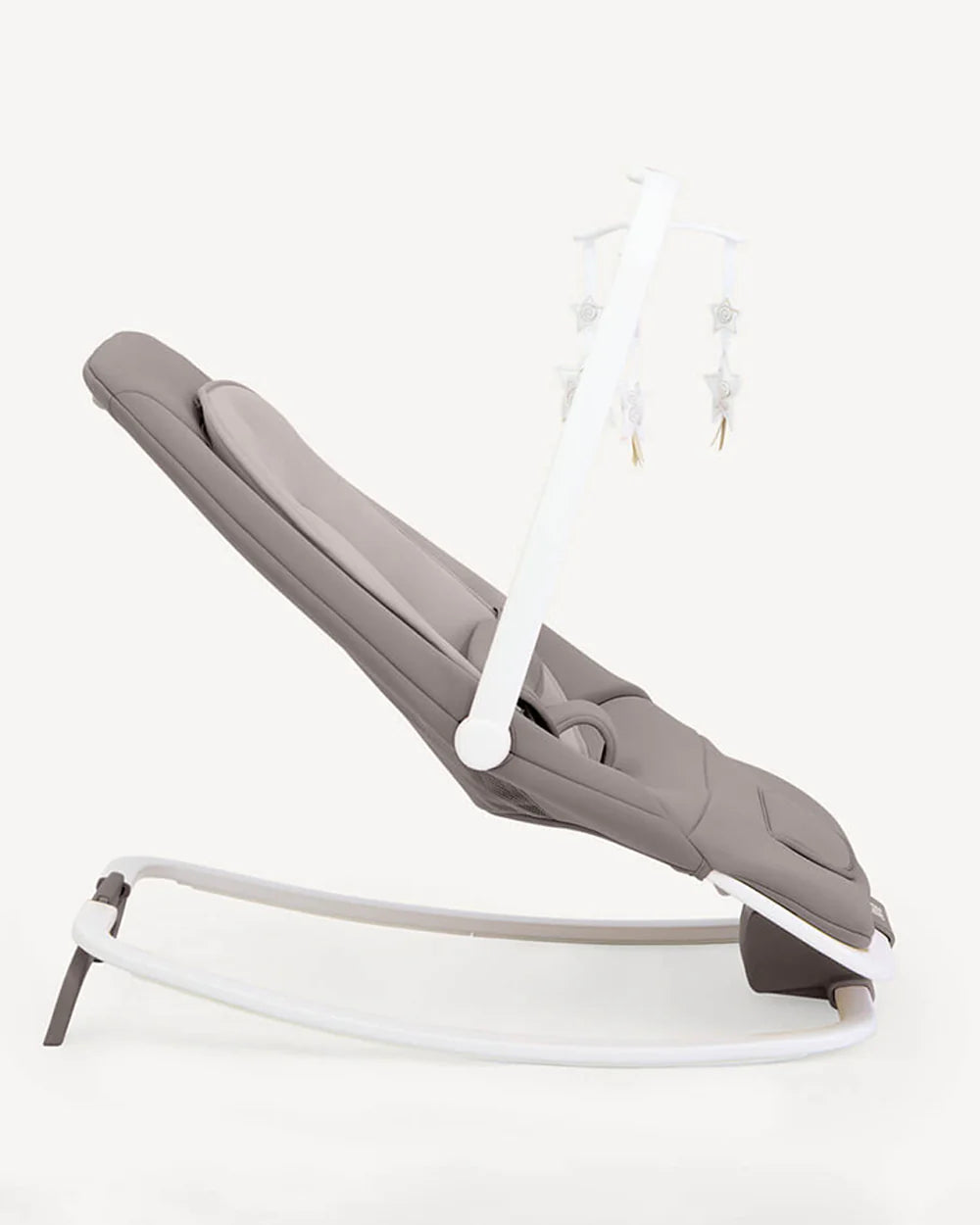 Joie Dreamer Rocker & Bouncer-3 Position Reclining Seat-2 Position Adjustable Leg Rest-With Removable & Rotating Toy Bar-2 Years Warranty-Upto 15 Kg-Walnut