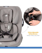 Joie Every Stage FX Car Seat-Convertible-Adjustable Headrest-For 0 to 12Y (Upto 36 Kg)-Grey Flannel