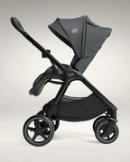 Joie Finiti Baby Stroller-Height Adjustable Handle Height-Reversible & Flat Reclining Seat-Travel System Compatible-2 Years Warranty-For 0 to 4Y (Upto 22 Kg)-Ebony