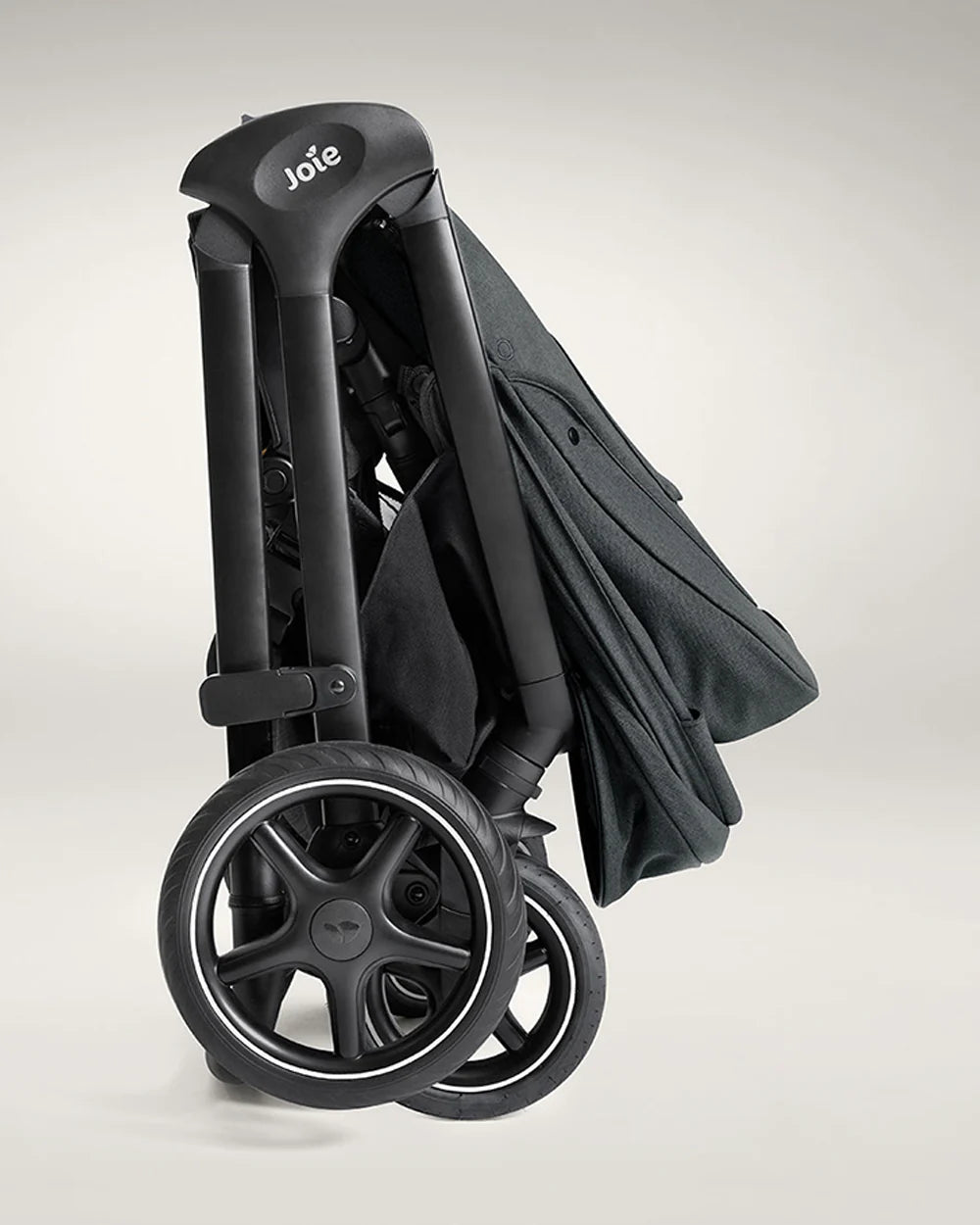 Joie Finiti Baby Stroller-Height Adjustable Handle Height-Reversible & Flat Reclining Seat-Travel System Compatible-2 Years Warranty-For 0 to 4Y (Upto 22 Kg)-Ebony