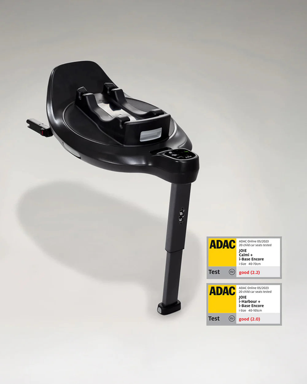 Joie i-Base Encore Car Seat Base-i-Size Certified-With Energy Absorbing Load Leg-With Easy One Hand 90 Degrees Rotation-Installs With Isofix-For 0 to 12M (Upto 13 Kg)-Black