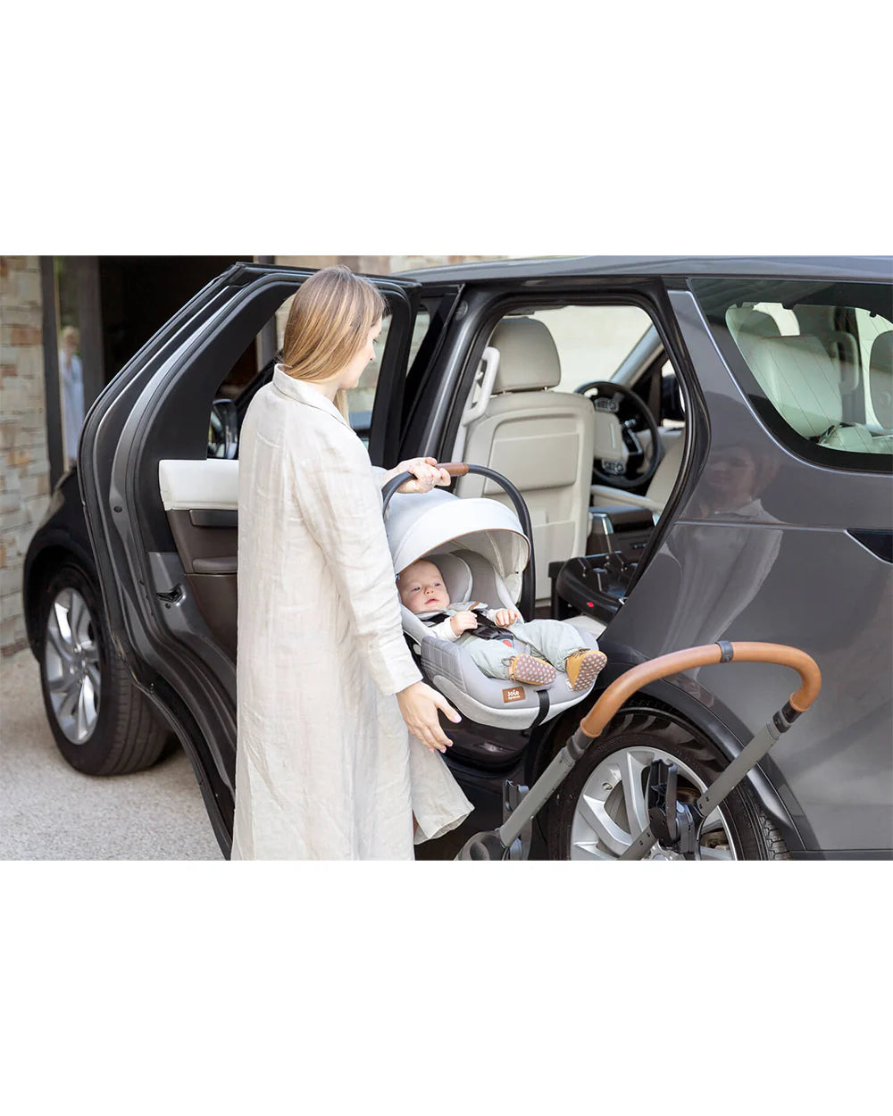 Joie i-Level Recline Baby Car Seat-Rear Facing-90 Degree Spinning-For 0 to 15M (Upto 13 Kg)-Eclipse