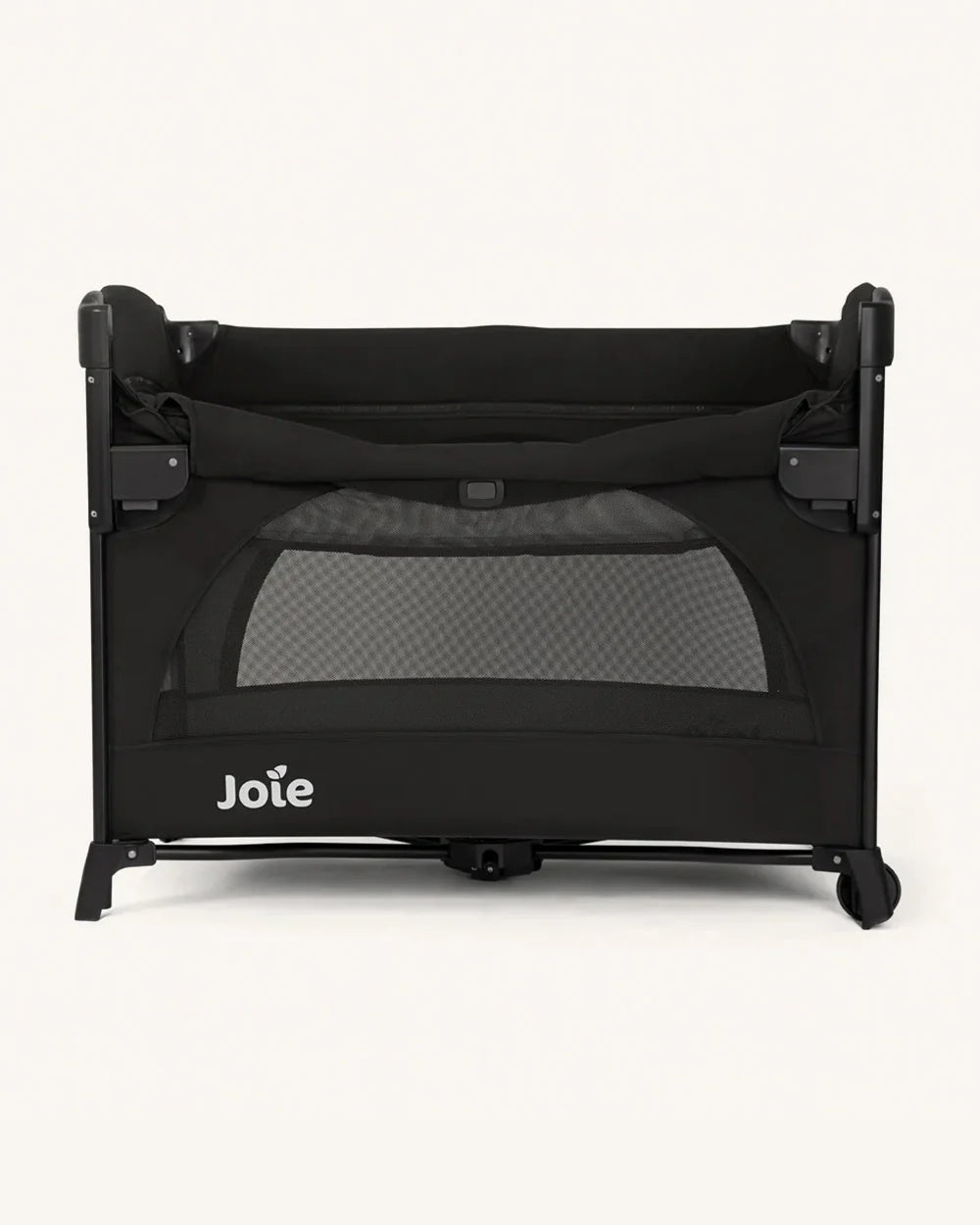 Joie Kubbie Sleep Bedside Crib & Travel Cot-With Removable Mattress-Compact Fold-Includes Travel Bag-Shale-For 0 to 36M