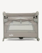 Joie Kubbie Sleep Bedside Crib & Travel Cot-With Removable Mattress-Compact Fold-Includes Travel Bag-Satellite-For 0 to 36M