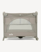 Joie Kubbie Sleep Bedside Crib & Travel Cot-With Removable Mattress-Compact Fold-Includes Travel Bag-Satellite-For 0 to 36M