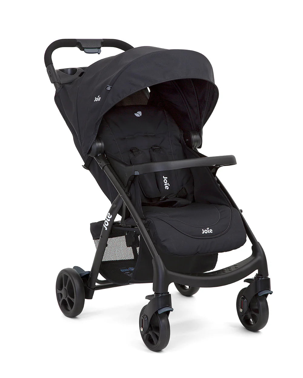 Joie Muze LX Baby Stroller-One Hand Fold-Flat Reclining-For 0 to 3Y (Upto 15Kg)-Coal