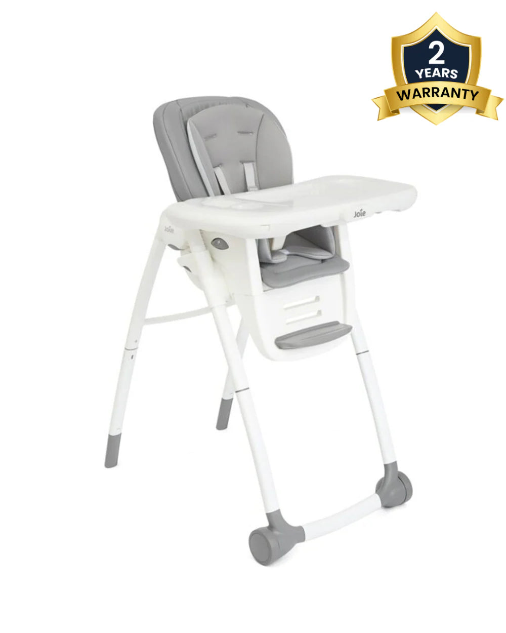 Joie Multiply 6in1 Baby High Chair-5 Level Height Adjustments With 3 Position Adjustable Tray-Convertible To Booster Seat & Mini Table-2 Years For 0 to 6Y (Upto 27Kg)-Arctic