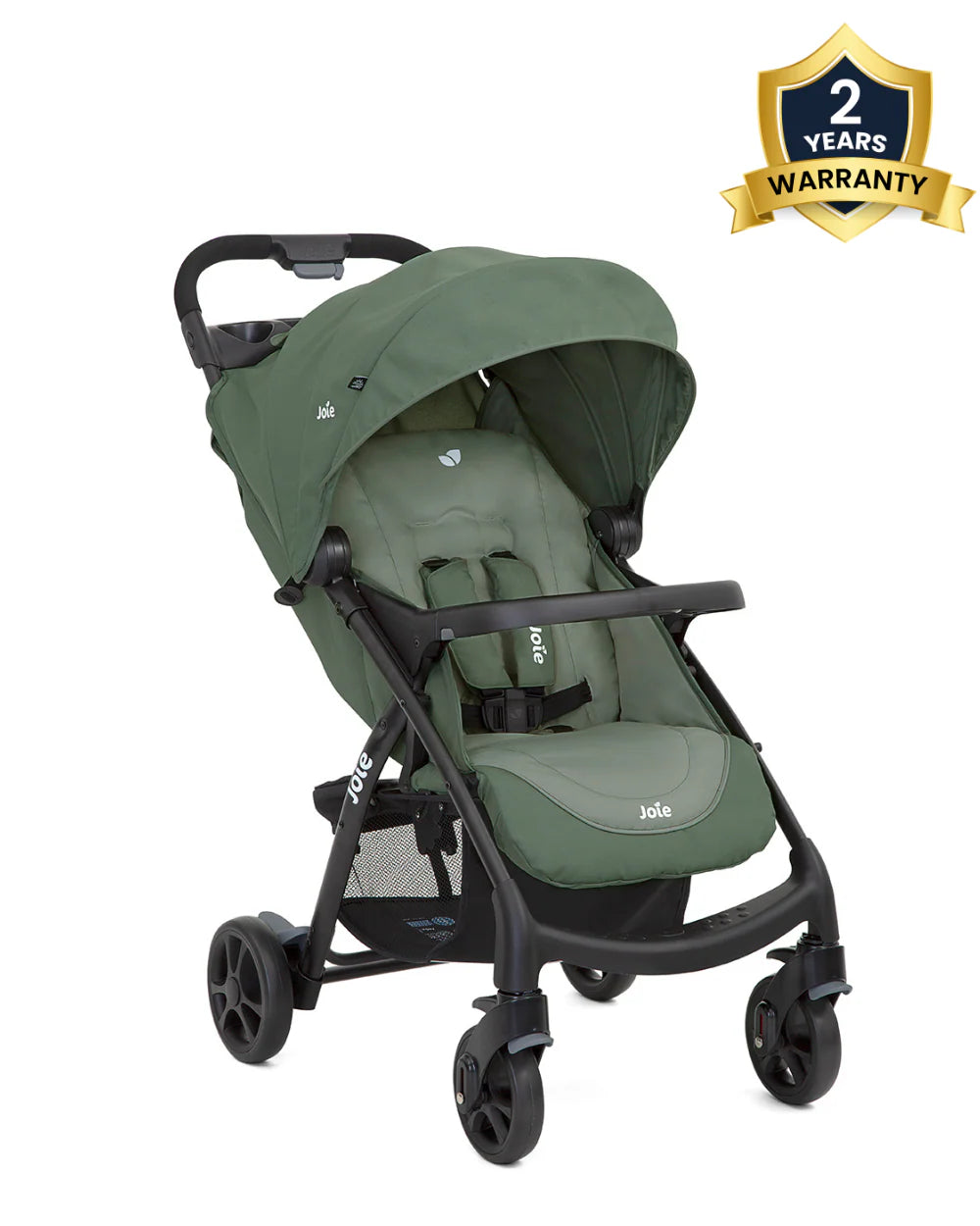 Joie Muze LX Travel System Baby Stroller with Car Seat-Auto Gravity Fold-Pram for 0 to 3Y (Upto 15Kg)-Laurel