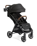 Joie Nutmeg Cabin Friendly Stroller-One Hand Fold-Near Flat Reclining Seat-Car Seat Compatible-2 Years Warranty-For 0 to 4Y (Upto 22 Kg)-Shale