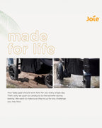 Joie Pact Pro Cabin Friendly Stroller-One Hand Fold-Flat Reclining Seat-Travel System Compatible-2 Years Warranty-Pram for 0 to 4Y (Upto 22 Kg)-Abyss