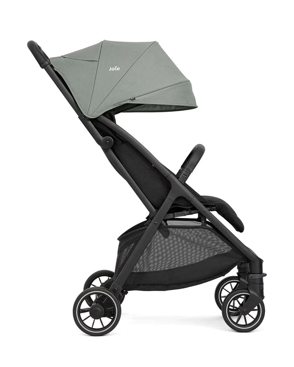 Joie Pact Pro Cabin Friendly Stroller-One Hand Fold-Flat Reclining Seat-Travel System Compatible-2 Years Warranty-Pram for 0 to 4Y (Upto 22 Kg)-Abyss