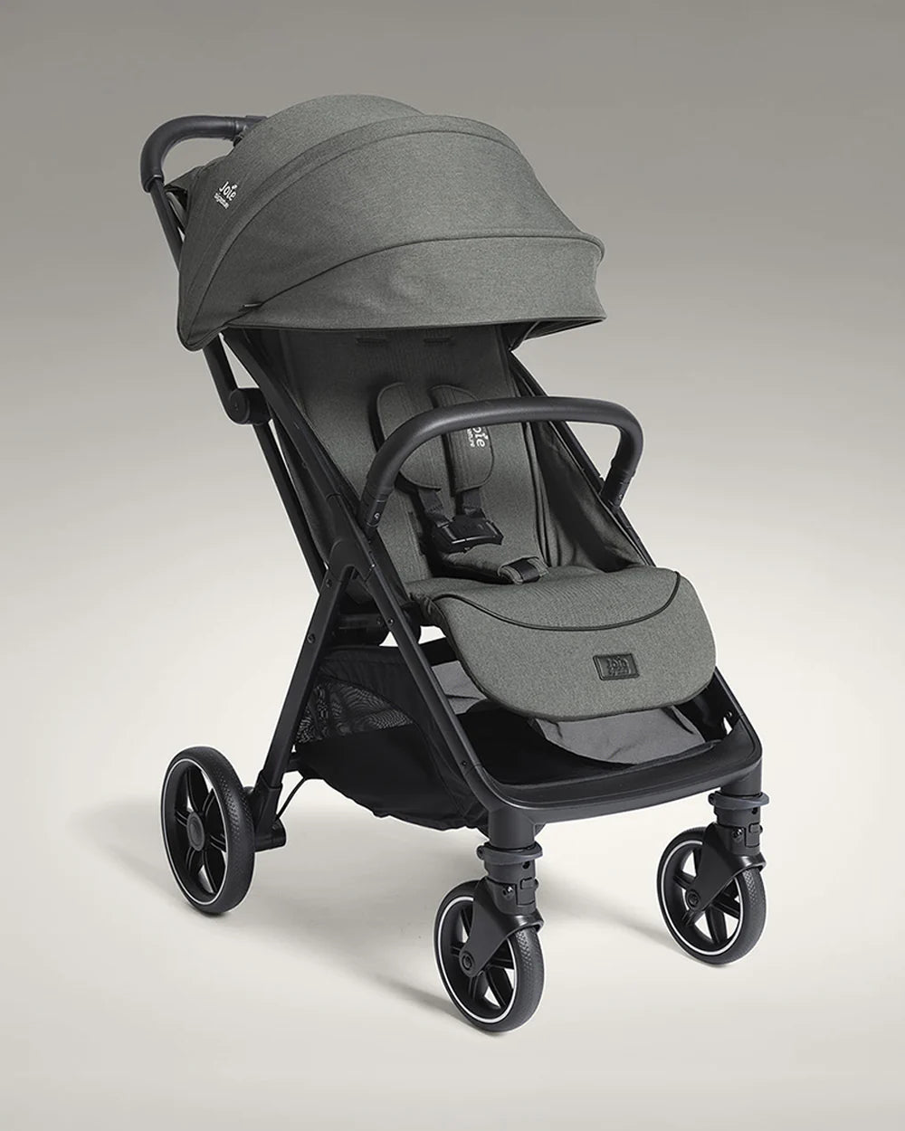 Joie Parcel LX Lightweight Stroller-One Hand Fold-Flat Reclining Seat-Car Seat Compatible-Mesh Window On Canopy-2 Years Warranty-For 0 to 4Y (Upto 22 Kg)-Evergreen