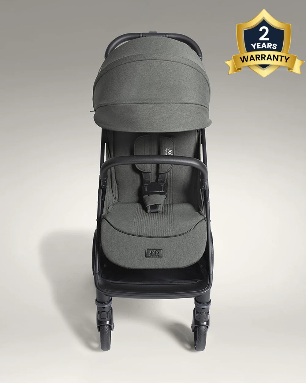 Joie Parcel LX Lightweight Stroller-One Hand Fold-Flat Reclining Seat-Car Seat Compatible-Mesh Window On Canopy-2 Years Warranty-For 0 to 4Y (Upto 22 Kg)-Evergreen