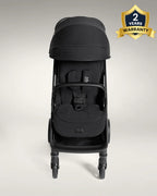 Joie Parcel LX Lightweight Stroller-One Hand Fold-Flat Reclining Seat-Car Seat Compatible-Mesh Window On Canopy-2 Years Warranty-For 0 to 4Y (Upto 22 Kg)-Eclipse