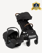 Joie Pact Pro Lightweight Stroller & i-Snug 2 Car Seat Travel System-Stroller Features (One Hand Fold, Upto Upto 22 Kg)-Car Seat Features (Adjustable Headrest, Upto 13 Kg)-Shale
