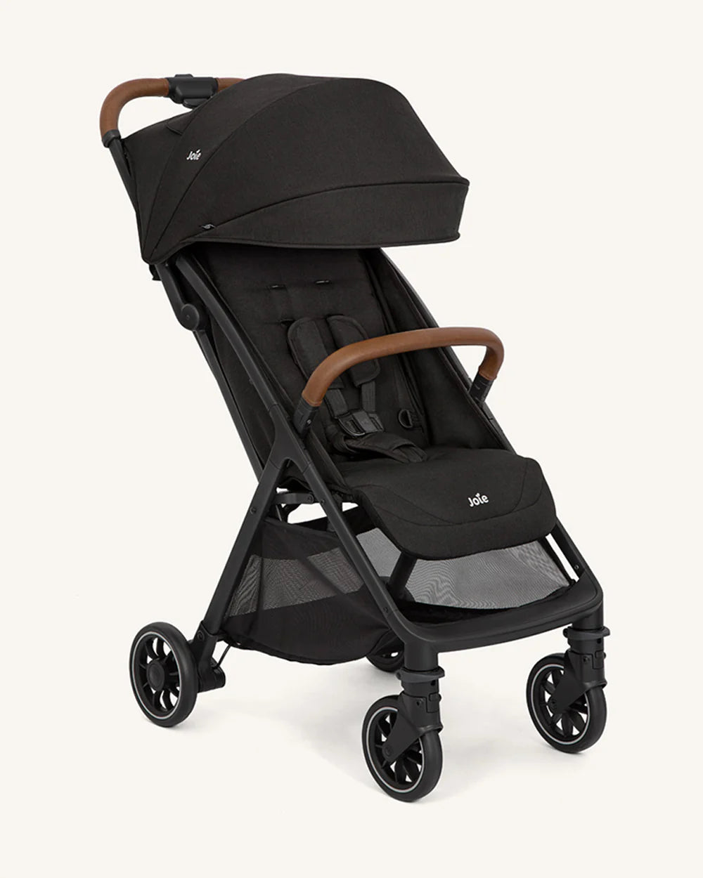 Joie Pact Pro Lightweight Stroller & i-Snug 2 Car Seat Travel System-Stroller Features (One Hand Fold, Upto Upto 22 Kg)-Car Seat Features (Adjustable Headrest, Upto 13 Kg)-Shale
