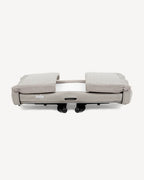 Joie Roomie Go Travel Bedside Crib-Compact Fold-With Both Side Mesh Windows & Removable Mattress-5 Height Adjustments-With 4 Lockable Wheels-For Infants-Upto 9 Kg-Clay