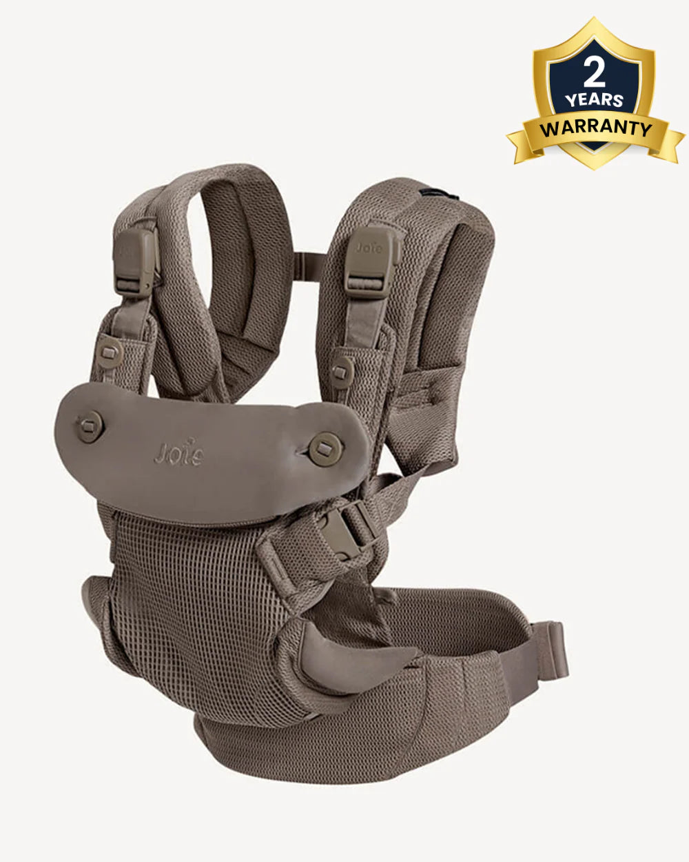Joie Savvy Air Baby Carrier-With 4 Carrying Positions-Hip Healthy Certified-Includes Sun Hood-2 Years Warranty-For 0 to 3Y (3.5 to 15 Kg)-Bisque