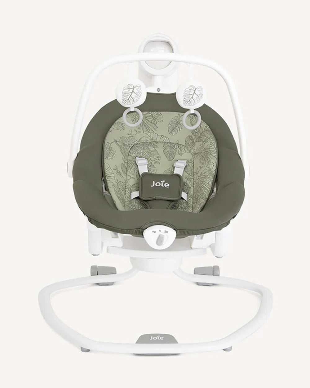 Joie Serina 2in1 Baby Swing & Rocker-6 Swing Speeds-3 Positions Recline-With Toy Bar-2 Years Warranty-For 0 to 9 Kg-Palms