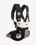 Joie Savvy Baby Carrier-4 Carry Positions-Ergonomic M Shape-For 0 to 3Y (Upto 15 Kg)-Black Pepper