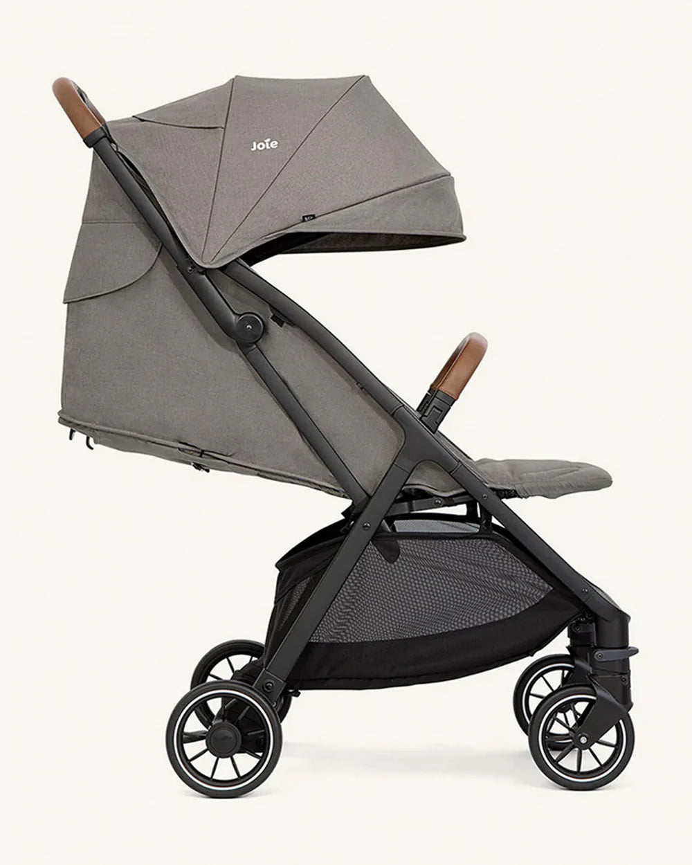 Joie Pact Pro Lightweight Stroller & i-Snug 2 Car Seat Travel System-Stroller Features (One Hand Fold, Upto Upto 22 Kg)-Car Seat Features (Adjustable Headrest, Upto 13 Kg)-Pebble