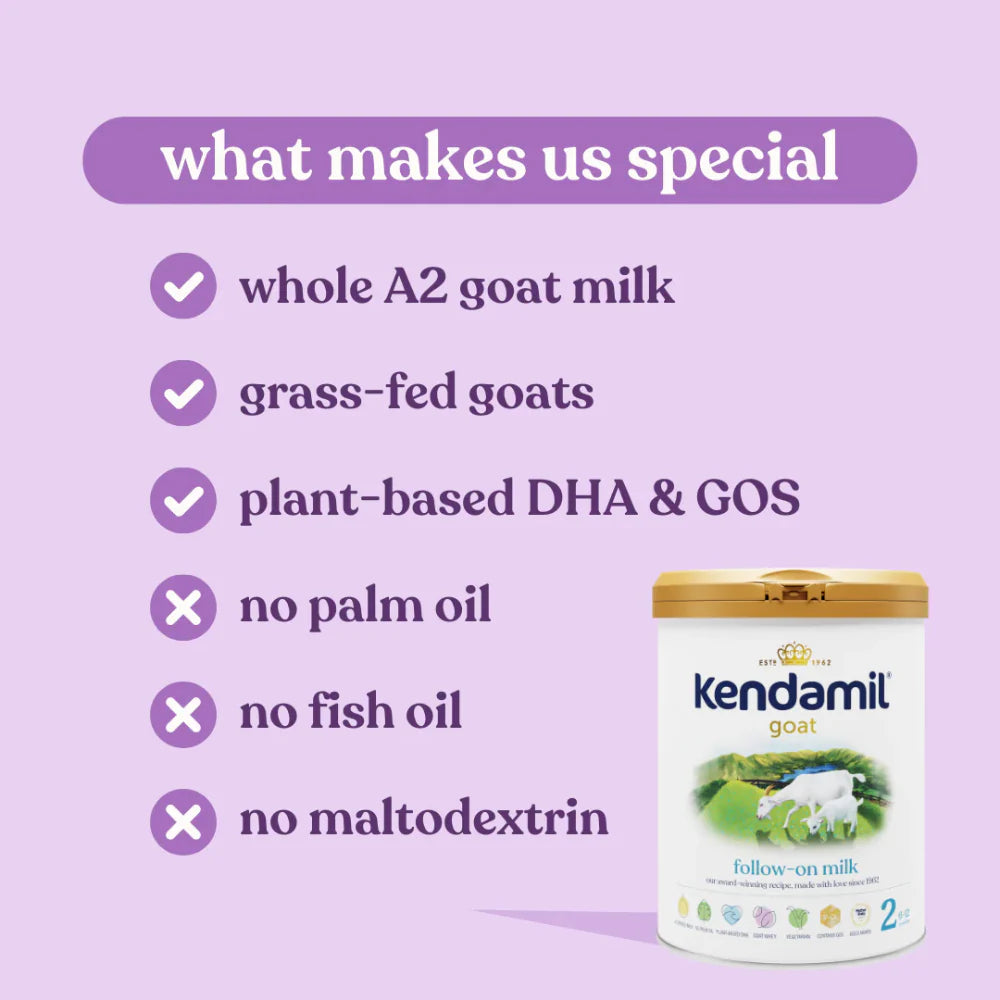 Kendamil Goat Follow On Milk Formula Stage 2, 6-12 Months 800g
