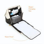 Loopie Robin Diaper Bag Ivory Marble